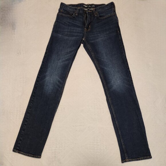 Slim Fit Flex Blue Jeans for Men 30/32 - Picture 2 of 8